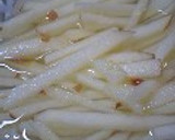 *水菜とりんごのマヨ和えサラダ*作り方2写真