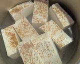 簡単★島豆腐のおかか煮とかき玉スープ作り方1写真
