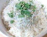 めんつゆでちりめん丼!!!作り方4写真