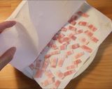 簡単ヘルシー！レンジでカリカリベーコン♪作り方1写真