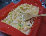 ルクエ★ノンオイルの野菜お好み焼き作り方2写真
