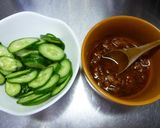 サッパリ★鶏胸肉ときゅうりの梅肉サラダ作り方2写真