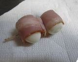 お弁当に♪ うずらベーコン巻作り方5写真