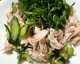 サッパリ★鶏胸肉ときゅうりの梅肉サラダ作り方7写真