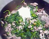 豚肉のほうれん草炒めはマヨネーズでね！作り方3写真