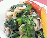 豚肉のほうれん草炒めはマヨネーズでね！作り方4写真