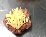 ちーずinあぼかどハンバーグ作り方3写真