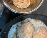 鶏ミンチきのこあんかけ和風ハンバーグ作り方6写真