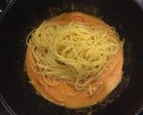 なんちゃって♡蟹トマトクリームパスタ作り方4写真