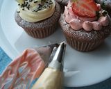 クリームチーズフロスティングカップケーキ作り方3写真