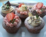クリームチーズフロスティングカップケーキ作り方4写真