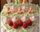 ひなまつりに♪ひな壇ケーキ（2段＆3段）作り方5写真