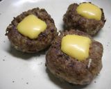 お弁当おかず❀マヨ照りチーズハンバーグ作り方7写真