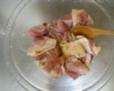 *鶏肉と長ナスのみぞれ和え*作り方1写真