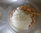 *鶏肉と長ナスのみぞれ和え*作り方3写真