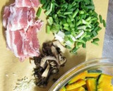 かぼちゃと豚肉で☆スタミナ炒め☆作り方1写真