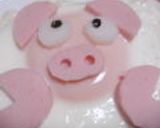 かわいい♡ブタさんの目玉焼き♡作り方8写真
