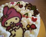 誕生日ケーキに♪チョコキャラクターケーキ作り方9写真