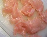 鶏胸肉のサルティンボッカローマ風作り方1写真