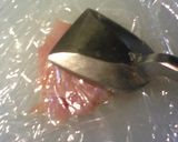 鶏胸肉のサルティンボッカローマ風作り方2写真