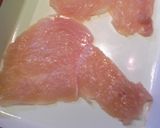 鶏胸肉のサルティンボッカローマ風作り方3写真