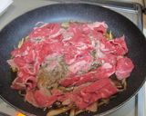 スピードご飯！牛肉の柳川風どんぶり作り方3写真