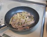 スピードご飯！牛肉の柳川風どんぶり作り方5写真