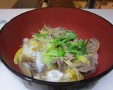 スピードご飯！牛肉の柳川風どんぶり作り方7写真