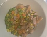 レンジ簡単ビーフシチュー味オムライス弁当作り方3写真