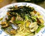 あさりと山菜のスパゲティ～柚子胡椒風味～作り方8写真