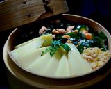 筍と鶏と鮭ワカメde✿若竹わっぱめし✿作り方5写真