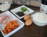 豆乳キムチリゾット作り方1写真