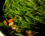 ○豆苗の粒マスタード炒め作り方2写真