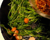 ○豆苗の粒マスタード炒め作り方3写真