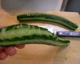 ♪＜蛇腹きゅうりと大根のピリ辛漬け＞♪作り方1写真