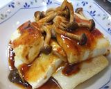 しめじのピリ辛あんかけ♪豆腐ステーキ作り方8写真