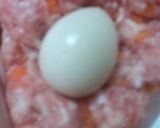 うずらの卵入りひき肉の巾着煮作り方4写真