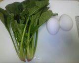 たっぷり卵とほうれん草のトロトロスープ作り方1写真