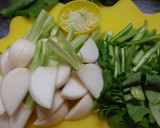 基本の和食☆蕪の煮物＆蕪菜ふりかけ作り方3写真