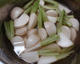 基本の和食☆蕪の煮物＆蕪菜ふりかけ作り方4写真