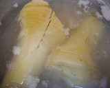 中華風❀筍と胸肉のうま煮。作り方1写真