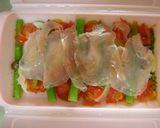 *レンジで簡単♪生ハムの温野菜サラダ*作り方5写真