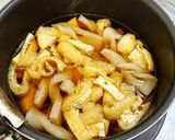 簡単ヘルシーな♪たけのこと蒟蒻の煮物作り方6写真