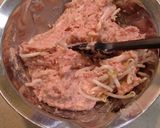 シャキシャキもやし入りの<豚肉団子>♪作り方5写真