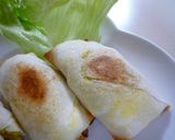 ☆ 春巻きの皮でクリーミーおさつ ☆作り方7写真