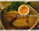 旨っとろ～っ♪♪豚の角煮と半熟煮卵♡♡♡作り方12写真