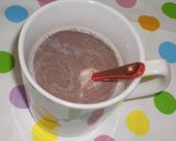 ワンスプーンでホットチョコバニラミルク♡作り方2写真