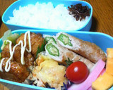 お弁当に便利♪しいたけのカニカママヨ焼き作り方5写真