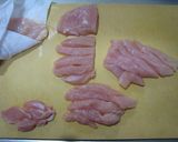 お財布レスキュー☆鶏胸肉で青椒鶏肉絲作り方2写真