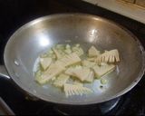 筍（タケノコ）と鶏肉の和風パスタ作り方5写真